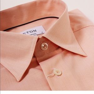 Eton peach dress shirt